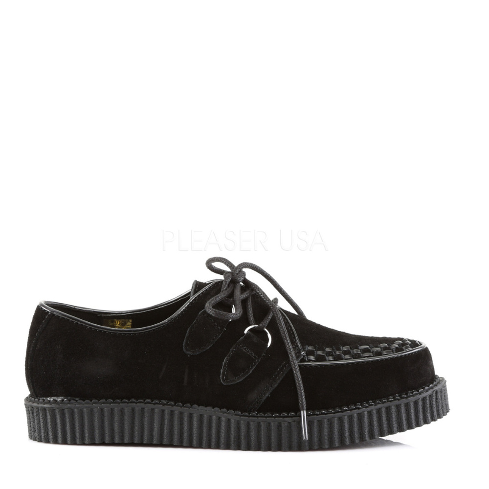 Mens Platform Lace Up Suede Creeper Shoes - Picture 5 of 5